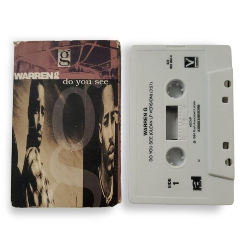 Warren G "Do You See" Cassette Tape‎ single, (1994)